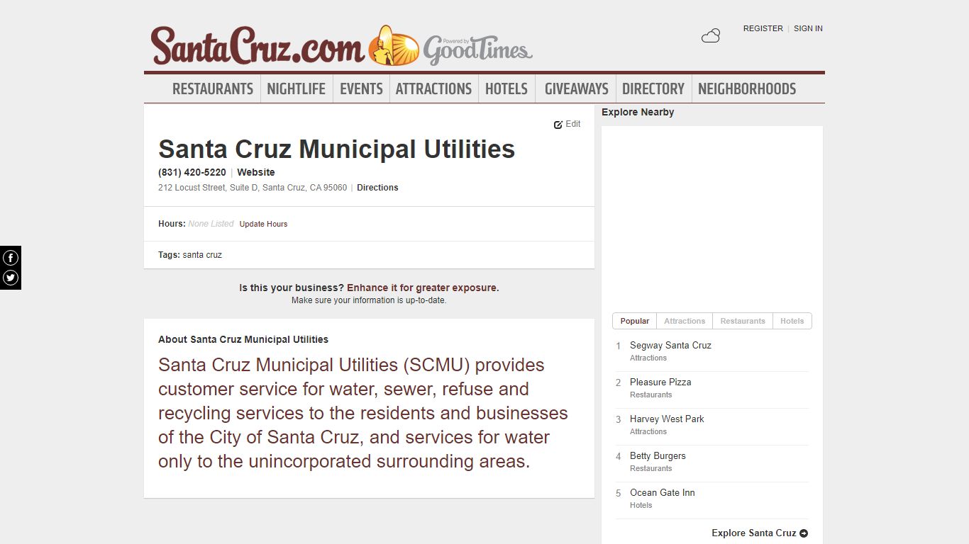 Santa Cruz Municipal Utilities